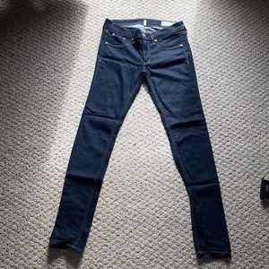 Rag and Bone legging jegging size 27 skinny pant jeans indigo navy denim look